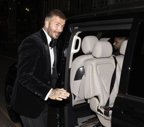 David Beckham knighthood 05 11 2025 Sir David Beckham celebrates his Knighthood with wife Victoria, family and friends at his pal Gordon Ramsay’s restaurant in Chelsea.  Copyright: xDarrenxFletcherx NINTCHDBPICT001036191610