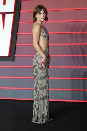 . 05 11 2025. London, United Kingdom. Emilia Jones arriving at The Running Man premiere in London.  xStephenxLockx xi-Imagesx IIM-26351-0006