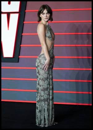 . 05 11 2025. London, United Kingdom. Emilia Jones arriving at The Running Man premiere in London.  xStephenxLockx xi-Imagesx IIM-26351-0014