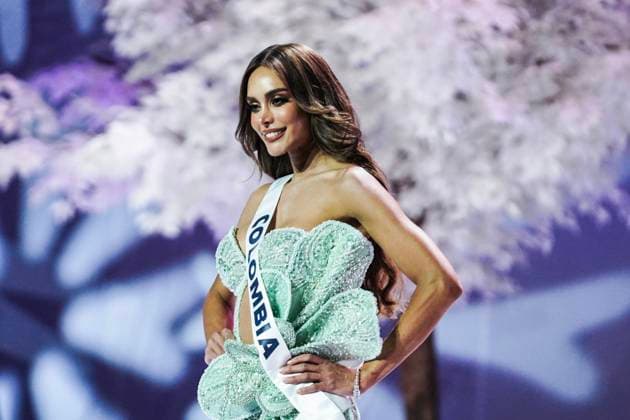 Miss Universe 2025 In Bangkok. Miss Colombia Vanessa Pulgarin presents on stage during the official Miss Universe 2025 welcome event in Bangkok, Thailand, on November 5, 2025. Women representing 120 nations compete in the 74th edition of the Miss Universe pageant, which is held in Thailand. Bangkok Thailand  Copyright: xAnusakxLaowilasx originalFilename: laowilas-notitle251105_np1uQ.jpg