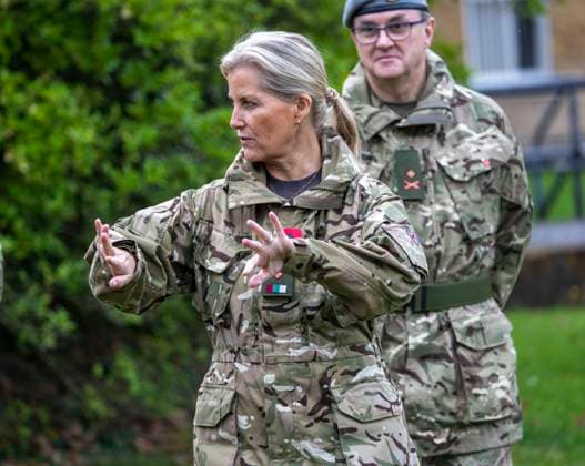 . 05 11 2025. Sandhurst, United Kingdom. Sophie, Duchess of Edinburgh, during a visit at the Royal Military Academy Sandhurst, United Kingdom.  xi-Imagesx IIM-26358-0008