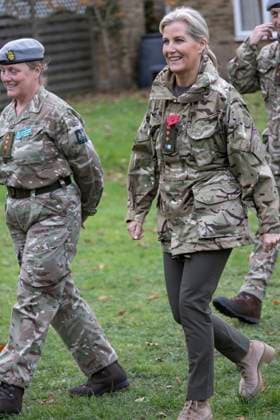 . 05 11 2025. Sandhurst, United Kingdom. Sophie, Duchess of Edinburgh, during a visit at the Royal Military Academy Sandhurst, United Kingdom.  xi-Imagesx IIM-26358-0011