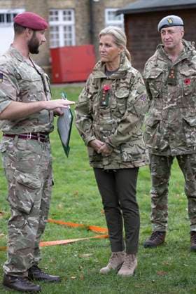 . 05 11 2025. Sandhurst, United Kingdom. Sophie, Duchess of Edinburgh, during a visit at the Royal Military Academy Sandhurst, United Kingdom.  xi-Imagesx IIM-26358-0013