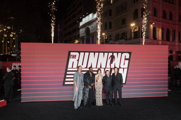 The Running Man UK Premiere in London LONDON, UNITED KINGDOM - NOVEMBER 05: Lee Pace, Colman Domingo, Emila Jones, Edgar Wright and Glen Powell attend the UK premiere of The Running Man at The Odeon Luxe, Leicester Square in London, United Kingdom on November 05, 2025. Wiktor Szymanowicz Anadolu London United Kingdom. Editorial use only. Please get in touch for any other usage.  Copyright: x2025xAnadoluxWiktorxSzymanowiczx