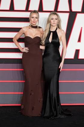 The Running Man UK Premiere in London LONDON, UNITED KINGDOM - NOVEMBER 05: Olivia Arben and Natasha Arben attend the UK premiere of The Running Man at The Odeon Luxe, Leicester Square in London, United Kingdom on November 05, 2025. Wiktor Szymanowicz Anadolu London United Kingdom. Editorial use only. Please get in touch for any other usage.  Copyright: x2025xAnadoluxWiktorxSzymanowiczx
