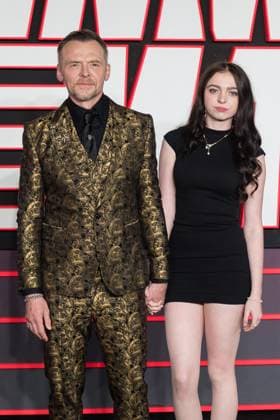 The Running Man UK Premiere in London LONDON, UNITED KINGDOM - NOVEMBER 05: Simon Pegg and Matilda Pegg attend the UK premiere of The Running Man at The Odeon Luxe, Leicester Square in London, United Kingdom on November 05, 2025. Wiktor Szymanowicz Anadolu London United Kingdom. Editorial use only. Please get in touch for any other usage.  Copyright: x2025xAnadoluxWiktorxSzymanowiczx