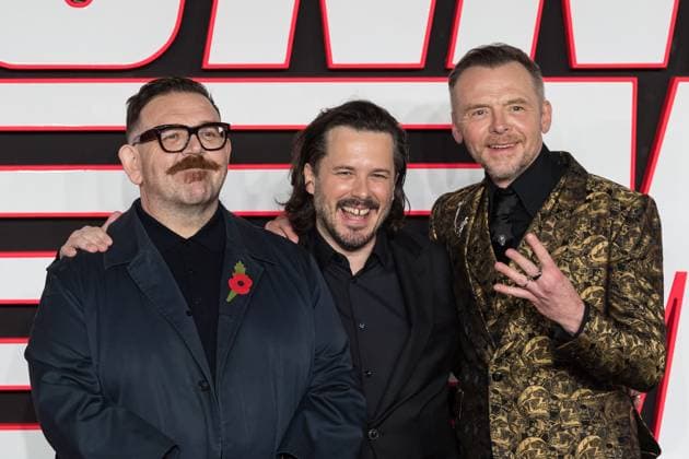The Running Man UK Premiere in London LONDON, UNITED KINGDOM - NOVEMBER 05: Nick Frost, Edgar Wright and Simon Pegg attend the UK premiere of The Running Man at The Odeon Luxe, Leicester Square in London, United Kingdom on November 05, 2025. Wiktor Szymanowicz Anadolu London United Kingdom. Editorial use only. Please get in touch for any other usage.  Copyright: x2025xAnadoluxWiktorxSzymanowiczx