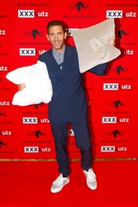 Marcel Remus presents his own bed linen collection at XXXLutz in Nuremberg Nuremberg, 0 11 2025 Marcel Remus at the presentation of the Marcel Remus bed linen collection at XXXLutz in Nuremberg Bavaria Copyright: xMatthiasxGränzdörferx