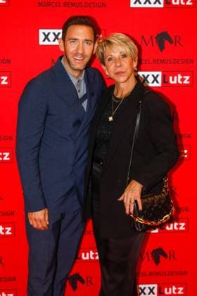 Marcel Remus presents his own bed linen collection at XXXLutz in Nuremberg Nuremberg, 0 11 2025 Marcel Remus with his mother Silke at the presentation of the Marcel Remus bed linen collection at XXXLutz in Nuremberg Bavaria Copyright: xMatthiasxGränzdörferx