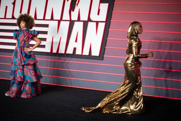 The Running Man UK Premiere in London - 05 Nov 2025 Vanessa Ford and Oluniké Adeliyi attend The Running Man UK Premiere at Odeon Luxe Leicester Square. London United Kingdom Copyright: xLoredanaxSangiulianox xSOPAxImagesx LSangiuliano-0509