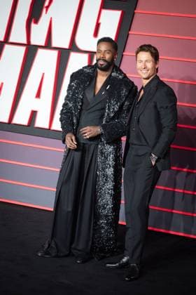 The Running Man UK Premiere in London - 05 Nov 2025 Colman Domingo and Glen Powell attend The Running Man UK Premiere at Odeon Luxe Leicester Square. London United Kingdom Copyright: xLoredanaxSangiulianox xSOPAxImagesx LSangiuliano-0290