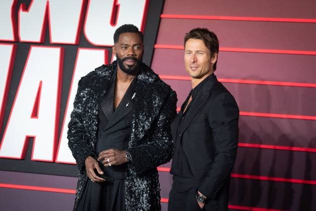 The Running Man UK Premiere in London - 05 Nov 2025 Colman Domingo and Glen Powell attend The Running Man UK Premiere at Odeon Luxe Leicester Square. London United Kingdom Copyright: xLoredanaxSangiulianox xSOPAxImagesx LSangiuliano-0300