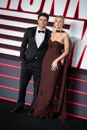 The Running Man UK Premiere in London - 05 Nov 2025 Nico Cary and Olivia Arben attend The Running Man UK Premiere at Odeon Luxe Leicester Square. London United Kingdom Copyright: xLoredanaxSangiulianox xSOPAxImagesx LSangiuliano-0404