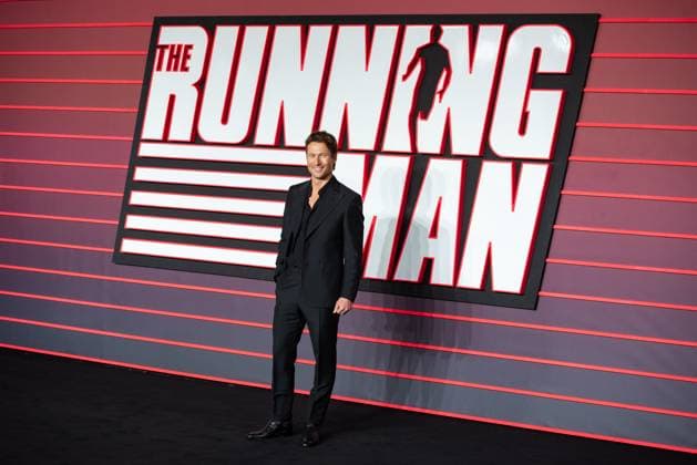 The Running Man UK Premiere in London - 05 Nov 2025 Glen Powell attends The Running Man UK Premiere at Odeon Luxe Leicester Square. London United Kingdom Copyright: xLoredanaxSangiulianox xSOPAxImagesx LSangiuliano-9792