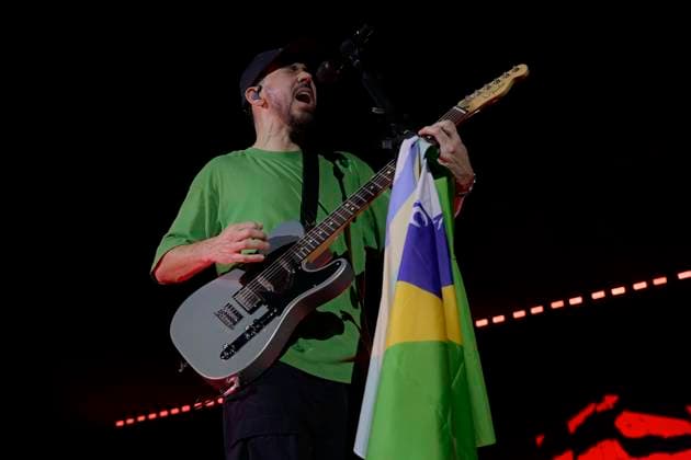 CURITIBA, PR - 05.11.2025: LINKIN PARK CURITIBA - Linkin Park, on their From Zero World Tour, will perform at the Major AntÃ nio Couto Pereira Stadium in Curitiba, Parana. x2836688x  ReinaldoxReginato