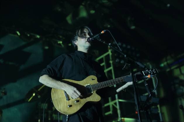 Alexander Giannascoli aka Alex G at a concert at Huxleys Neue Welt in Berlin, November 5, 2025 Alex G concert Berlin