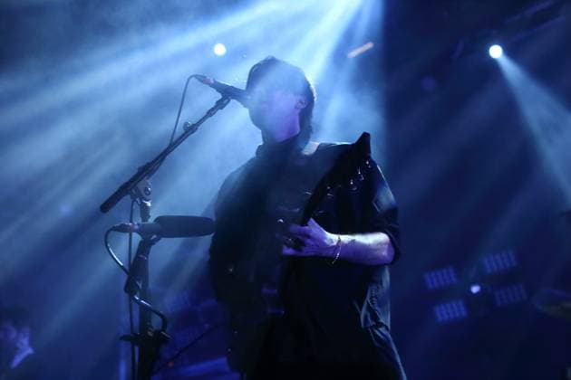 Alexander Giannascoli aka Alex G at a concert at Huxleys Neue Welt in Berlin, November 5, 2025 Alex G concert Berlin