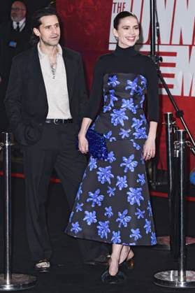 Ned Wolfgang Kelly and Hayley Atwell at the premiere of the movie The Running Man at the Odeon Luxe Leicester Square London, 05 11 2025 Foto:xS.xVasx xFuturexImagex running_5124