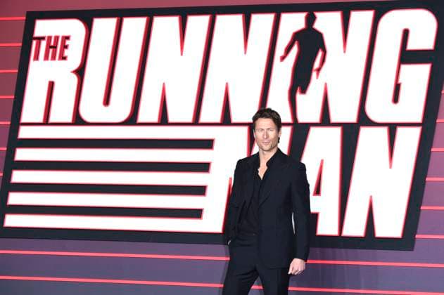 Glen Powell at the premiere of the movie The Running Man at the Odeon Luxe Leicester Square London, 05 11 2025 Foto:xS.xVasx xFuturexImagex running_5202