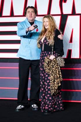 Jonathan Ross with wife Jane Goldman at the premiere of the movie The Running Man at the Odeon Luxe Leicester Square London, 05 11 2025 Foto:xJ.xEdwardsx xFuturexImagex running_5236