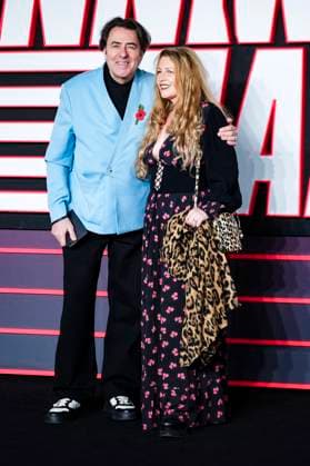 Jonathan Ross with wife Jane Goldman at the premiere of the movie The Running Man at the Odeon Luxe Leicester Square London, 05 11 2025 Foto:xJ.xEdwardsx xFuturexImagex running_5238