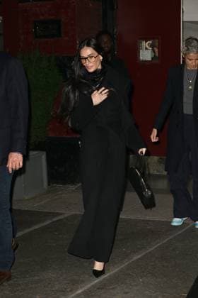 Celebrities arriving at the Soho Sessions to support actor Bruce Willis Featuring: Demi Moore Where: New York City, New York, United States When: 05 Nov 2025 Credit: Elder Ordonez INSTARimages EDITORIAL USE ONLY. NOT FOR USE BY NEWSPAPERS BASED IN THE UK. Copyright: xx instar55245259