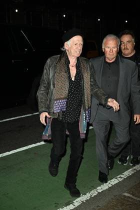 Celebrities arriving at the Soho Sessions to support actor Bruce Willis Featuring: Keith Richasrds Where: New York City, New York, United States When: 05 Nov 2025 Credit: Elder Ordonez INSTARimages EDITORIAL USE ONLY. NOT FOR USE BY NEWSPAPERS BASED IN THE UK. Copyright: xx instar55245360
