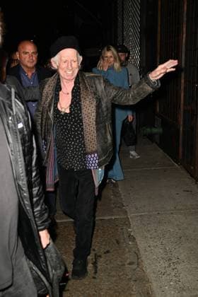 Celebrities arriving at the Soho Sessions to support actor Bruce Willis Featuring: Keith Richasrds Where: New York City, New York, United States When: 05 Nov 2025 Credit: Elder Ordonez INSTARimages EDITORIAL USE ONLY. NOT FOR USE BY NEWSPAPERS BASED IN THE UK. Copyright: xx instar55245364