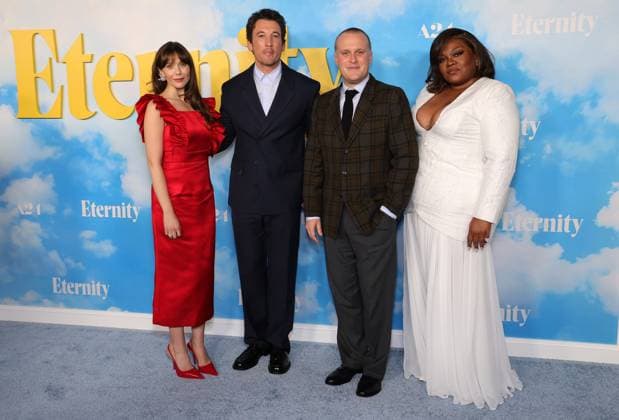 05 November 2025 - Los Angeles, California - Elizabeth Olsen, Miles Teller, John Early, Da Vine Joy Randolph. Eternity Special Film Screening held at AMC Century City 15. Los Angeles USA - ZUMAa123 20251105_zaa_a123_074 Copyright: xADx