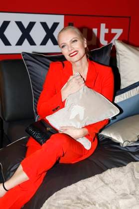 Franziska Knuppe at the XXXLutz x Marcel Remus Collection Launch in the premium furniture and interior design store XXXLutz Nuremberg, 05 11 2025 Foto:xAgenturxWehnertx xGränzdörferx xFuturexImagex remus_5108