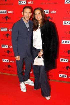 Marcel Remus and Dana Schweiger at the XXXLutz x Marcel Remus Collection launch in the premium furniture and interior design store XXXLutz Nuremberg, 05 11 2025 Foto:xAgenturxWehnertx xGränzdörferx xFuturexImagex remus_5117