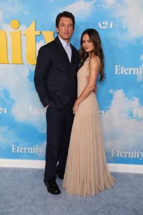 05 November 2025 - Los Angeles, California - Miles Teller, Keleigh Sperry. Eternity Special Film Screening held at AMC Century City 15. Los Angeles USA - ZUMAa123 20251105_zaa_a123_125 Copyright: xADx