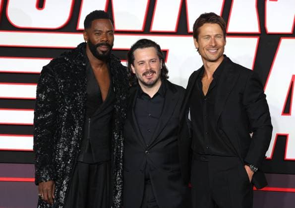 The Running Man UK Premiere Colman Domingo, Edgar Wright and Glen Powell at the The Running Man UK premiere at Odeon Luxe Leicester Square, London, England London Odeon Luxe Leicester Square UK Copyright: xFredxDuvalx