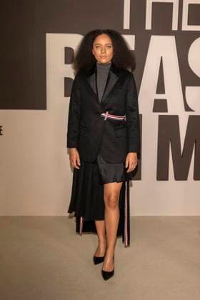 November 5, 2025, New York, United States: Aleyse Shannon attends Netflix s The Beast In Me New York Premiere at The Plaza Hotel. New York United States - ZUMAs197 20251105_aaa_s197_616 Copyright: xRonxAdarx