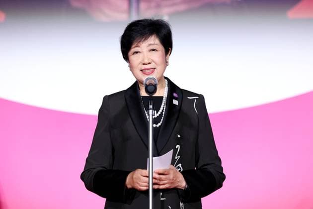 Yuriko Koike, November 05, 2025 - Yuriko Koike, speak after winning Tokyo Grand Prix The Governor of Tokyo Award for the film Palestine 36 during the 38th Tokyo International Film Festival. award ceremony, in Tokyo, Japan on November 05, 2025.  aflo_309478947