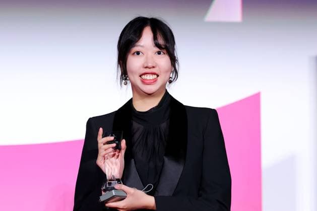 Chen Li-Hsuan, November 05, 2025 - Chen Li-Hsuan, speak after winning Asian Students film Conference Special Jury Prize for the film Forever and a Day during the 38th Tokyo International Film Festival. award ceremony, in Tokyo, Japan on November 05, 2025.  aflo_309478981