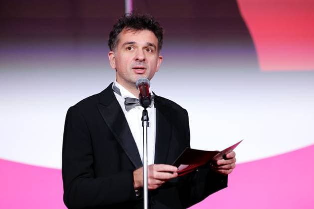 Matthieu Laclau, November 05, 2025 - Matthieu Laclau, speak after winning Award for Special Jury Prize for the film We Are the Fruits of the Forest during the 38th Tokyo International Film Festival. award ceremony, in Tokyo, Japan on November 05, 2025.  aflo_309488147