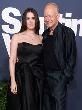 Los Angeles Premiere Of Neon s Sentimental Value Norwegian actress Inga Ibsdotter Lilleaas and Swedish actor Stellan Skarsgard (Stellan Skarsgard) arrive at the Los Angeles Premiere Of Neon s Sentimental Value held at the DGA Theater Complex at The Directors Guild of America in Los Angeles, California, United States. DGA Theater Complex at The Directors Guild of America, Los Angeles, California, USA California United States  Copyright: xImagexPressxAgencyx originalFilename: collin-losangel251106_npzNp.jpg