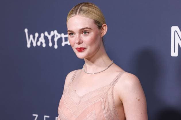 Los Angeles Premiere Of Neon s Sentimental Value American actress and singer Elle Fanning wearing a Fendi Couture dress and Cartier jewelry arrives at the Los Angeles Premiere Of Neon s Sentimental Value held at the DGA Theater Complex at The Directors Guild of America in Los Angeles, California, United States. DGA Theater Complex at The Directors Guild of America, Los Angeles, California, USA California United States  Copyright: xImagexPressxAgencyx originalFilename: collin-losangel251106_npvOm.jpg