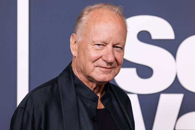Los Angeles Premiere Of Neon s Sentimental Value Swedish actor Stellan Skarsgard (Stellan Skarsgard) arrives at the Los Angeles Premiere Of Neon s Sentimental Value held at the DGA Theater Complex at The Directors Guild of America in Los Angeles, California, United States. DGA Theater Complex at The Directors Guild of America, Los Angeles, California, USA California United States  Copyright: xImagexPressxAgencyx originalFilename: collin-losangel251106_npZYK.jpg