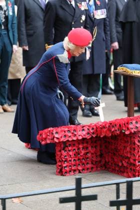 . 06 11 2025. London, United Kingdom. Queen Camilla at the 97th year of the Field of Remembrance at Westminster Abbey in London.  xStephenxLockx xi-Imagesx IIM-26357-0013