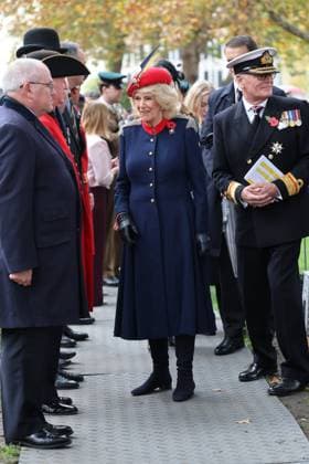 . 06 11 2025. London, United Kingdom. Queen Camilla at the 97th year of the Field of Remembrance at Westminster Abbey in London.  xStephenxLockx xi-Imagesx IIM-26357-0029
