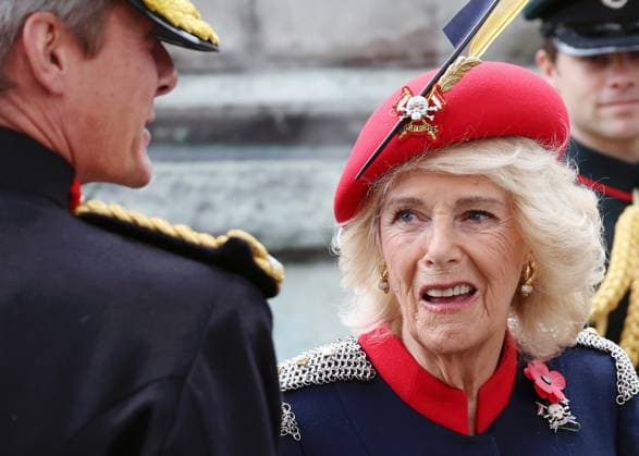 Queen Camilla Attends The 97th Field Of Remembrance Queen Camilla speaks with attendees on a visit to the 97th Field Of Remembrance at Westminster Abbey on November 06, 2025 in London, England. The Field of Remembrance has been held every November since 1928 when The Poppy Factory, of which Queen Camilla is Patron, brought a group of disabled veterans, a tray of poppies and a collecting tin to the grounds of St Margaret s Church at Westminster Abbey., Credit:Avalon.red Avalon United Kingdom, England, London, Westminster Abbey  Copyright: xAvalon.redx xAvalonx 1050721769