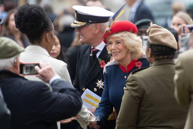 Queen Camilla attends 97th Field of Remembrance Service at Westminster Abbey, London, UK Queen Camilla attends the 97th Field of Remembrance Service at Westminster Abbey in London, England, UK on Thursday 06 November, 2025., Credit:Justin Ng Avalon UK, England, London, Westminster Abbey  Copyright: xJustinxNgx xAvalonx 1050727193