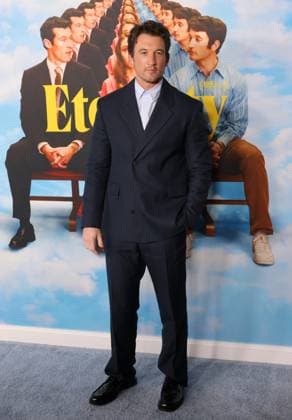 Miles Teller attends the Los Angeles Special Screening of A24 s Eternity at the AMC Century City 15 in Los Angeles, CA on Wednesday, November 5, 2025. Storyline: In an afterlife where souls have one week to decide where to spend eternity, Joan is faced with the impossible choice between the man she spent her life with and her first love, who died young and has waited decades for her to arrive.  LAP20251105815 GREGxGRUDT