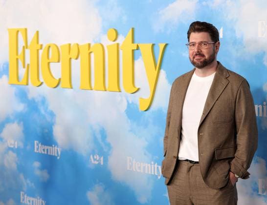 David Freyne attends the Los Angeles Special Screening of A24 s Eternity at the AMC Century City 15 in Los Angeles, CA on Wednesday, November 5, 2025. Storyline: In an afterlife where souls have one week to decide where to spend eternity, Joan is faced with the impossible choice between the man she spent her life with and her first love, who died young and has waited decades for her to arrive.  LAP20251105845 GREGxGRUDT