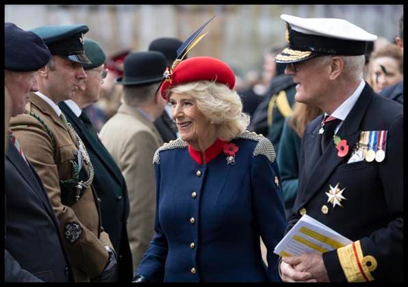 . 06 11 2025. London, United Kingdom. Queen Camilla at the 97th year of the Field of Remembrance at Westminster Abbey in London.  xStephenxLockx xi-Imagesx IIM-26357-0069