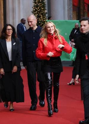German actress and model Diane Kruger godmother inaugurates the launch of Christmas windows with New York colors at Printemps Haussmann from November 6, 2025 to January 4, 2026 in the 9th arrondissement of Paris, France, on November 6, 2025 Denis Guignebourg Bestimage Diane Kruger during the Le Printemps Launch of Christmas Windows Animations And Lights at Le Printemps, in Paris, France, on November 6, 2025 Paris France  Copyright: xDenisxGuignebourgx xBestimagexDenisxGuignebourgx xBestimagex