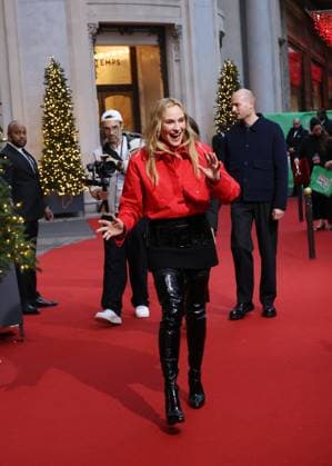 German actress and model Diane Kruger godmother inaugurates the launch of Christmas windows with New York colors at Printemps Haussmann from November 6, 2025 to January 4, 2026 in the 9th arrondissement of Paris, France, on November 6, 2025 Denis Guignebourg Bestimage Diane Kruger during the Le Printemps Launch of Christmas Windows Animations And Lights at Le Printemps, in Paris, France, on November 6, 2025 Paris France  Copyright: xDenisxGuignebourgx xBestimagexDenisxGuignebourgx xBestimagex