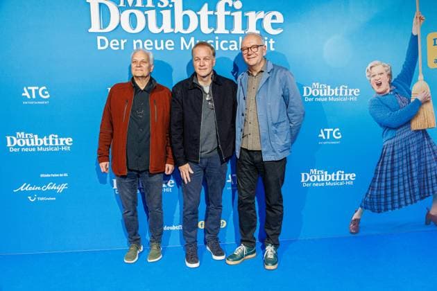 06 11 2025 Düsseldorf The musical hit Mrs Doubtfire celebrates its German premiere in its new German production of the English blockbuster First performed on Broadway in